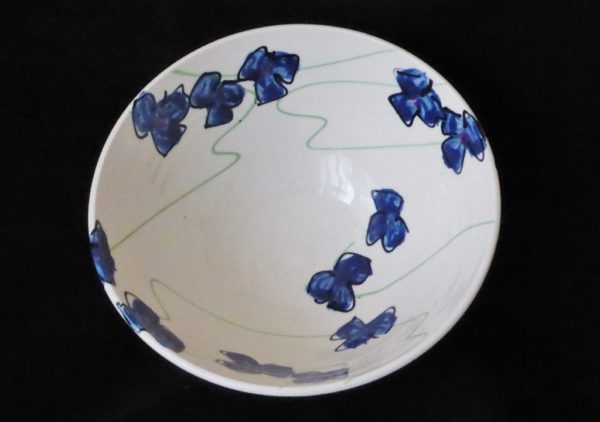 Basalt servies porselein slakom Blauwe bloem 2