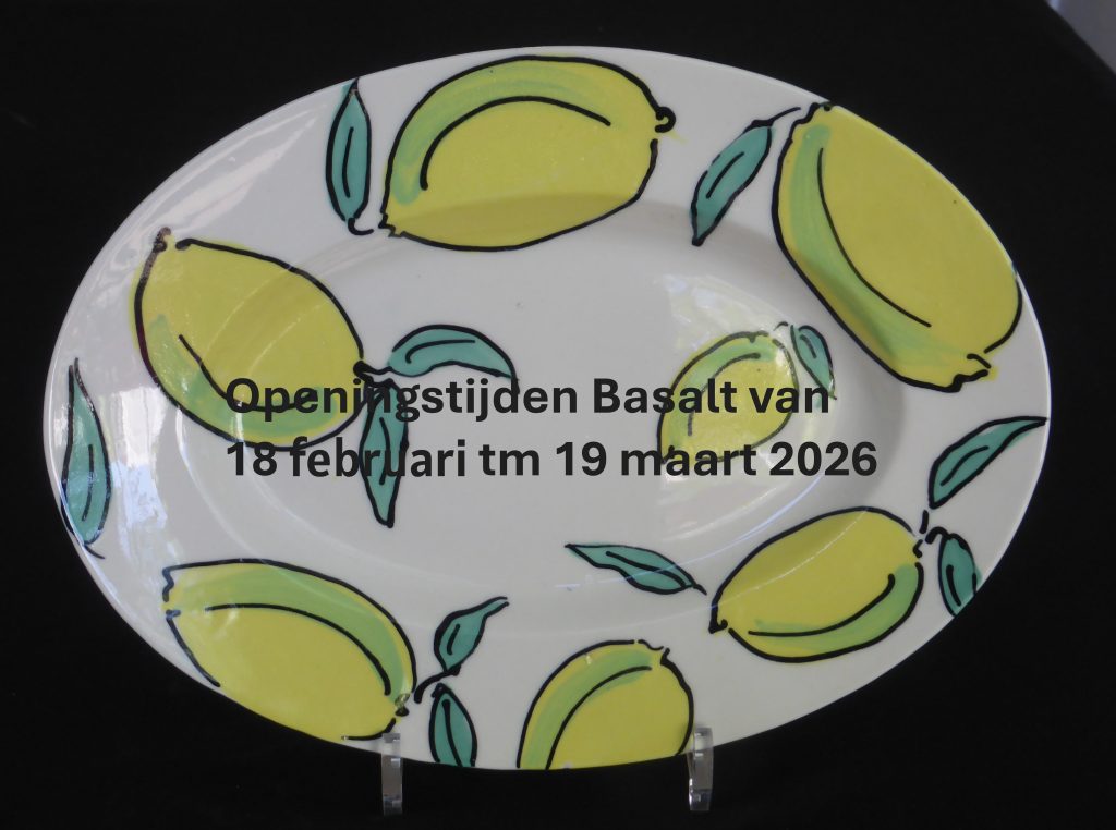 Basalt unica schaal ovaal citroen